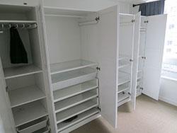 IKEA PAX unit with doors